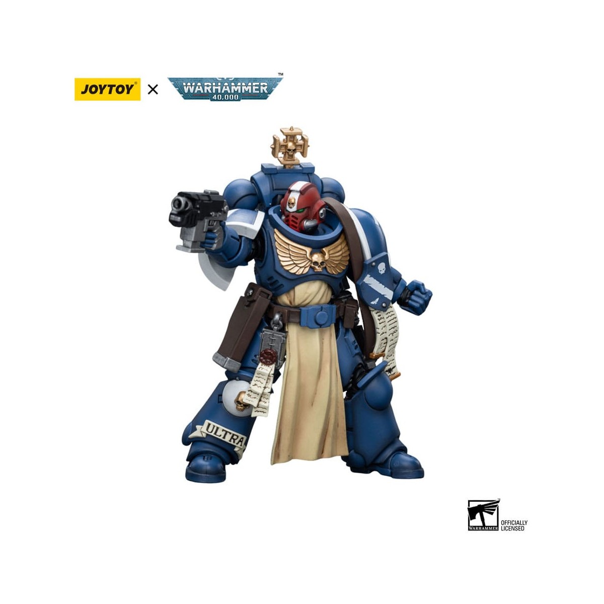 JoyToy - Marines Espaciales - Ultramarines - Sargento Veterano Sternguard 1/18 - Warhammer 40K