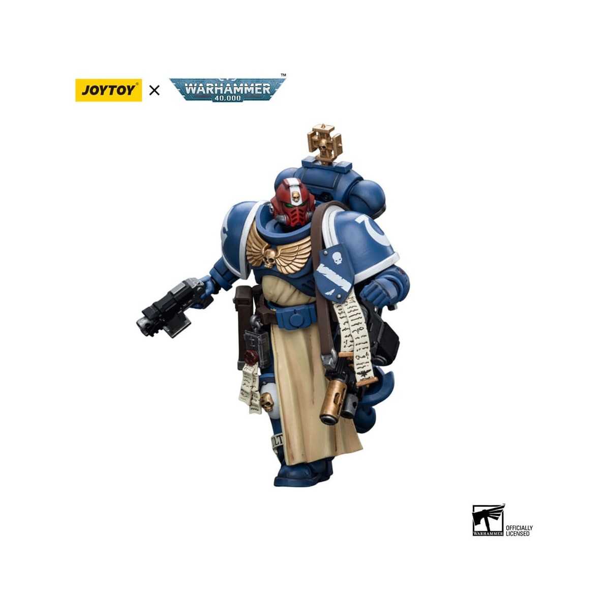 JoyToy - Marines Espaciales - Ultramarines - Sargento Veterano Sternguard 1/18 - Warhammer 40K