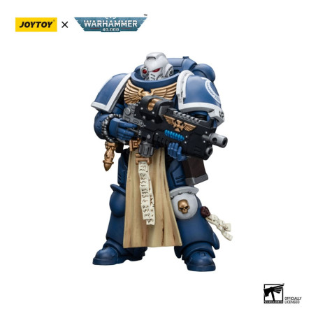 JoyToy - Marines Espaciales - Ultramarines - Sternguard Veterano con Combi-Plasma 1/18 - Warhammer 40K