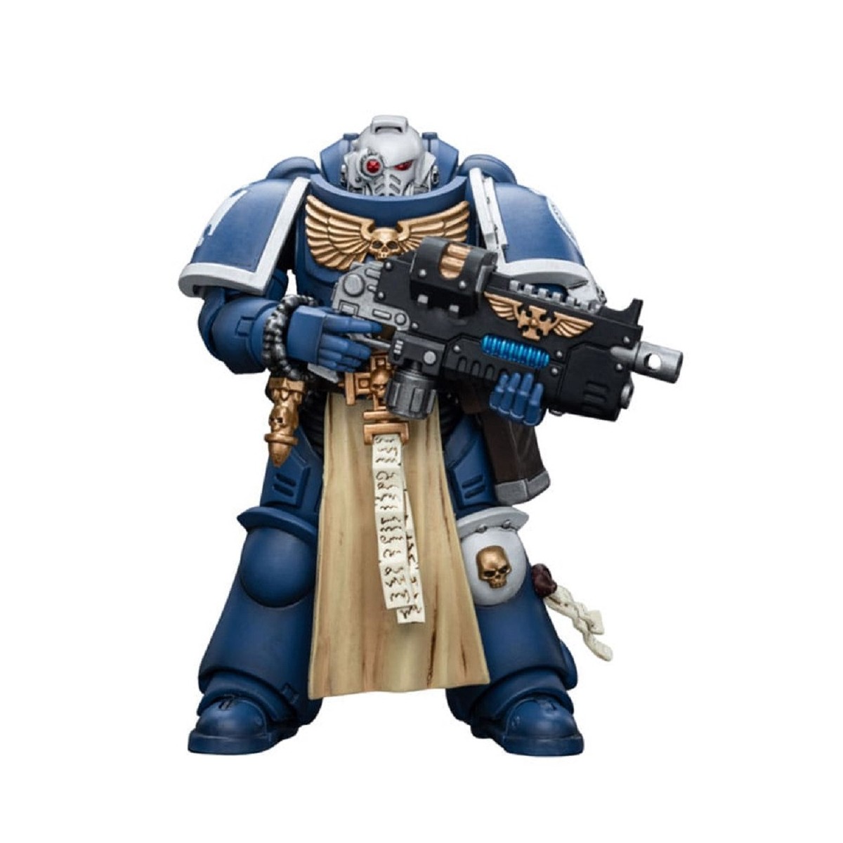 JoyToy - Marines Espaciales - Ultramarines - Sternguard Veterano con Combi-Plasma 1/18 - Warhammer 40K