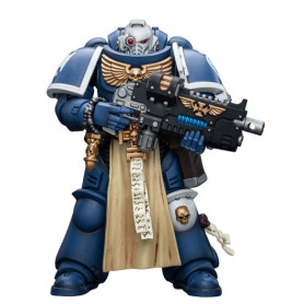 JoyToy - Marines Espaciales - Ultramarines - Sternguard Veterano con Combi-Plasma 1/18 - Warhammer 40K