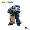 JoyToy - Marines Espaciales - Ultramarines - Sternguard Veterano con Auto Bolt Rifle 1/18 - Warhammer 40K