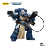 JoyToy - Marines Espaciales - Ultramarines - Sternguard Veterano con Auto Bolt Rifle 1/18 - Warhammer 40K