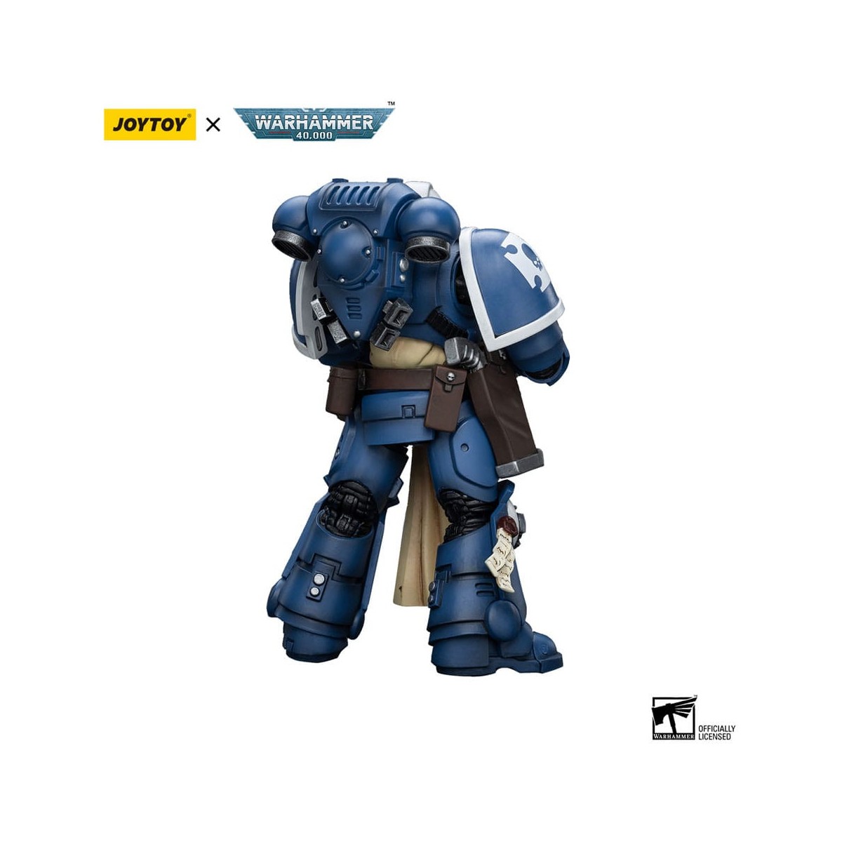 JoyToy - Marines Espaciales - Ultramarines - Sternguard Veterano con Rifle de Cerrojo 1/18 - Warhammer 40K