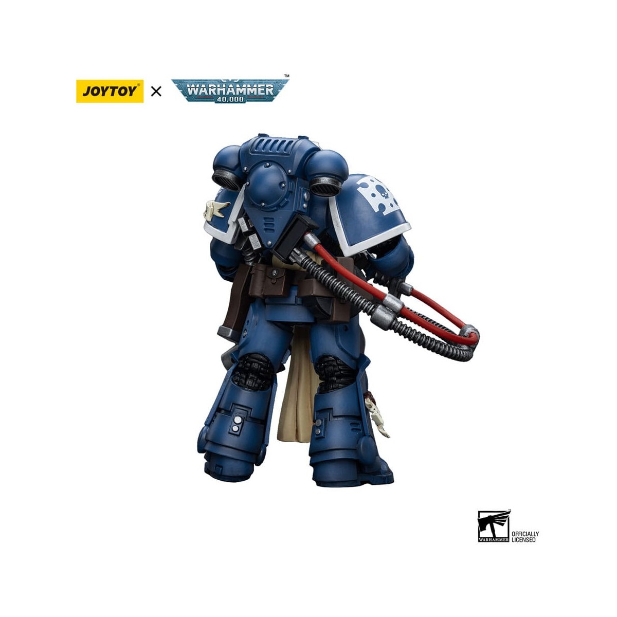 JoyToy - Marines Espaciales - Ultramarines - Sternguard Veterano con Bólter Pesado 1/18 - Warhammer 40K