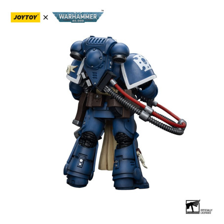 JoyToy - Marines Espaciales - Ultramarines - Sternguard Veterano con Bólter Pesado 1/18 - Warhammer 40K