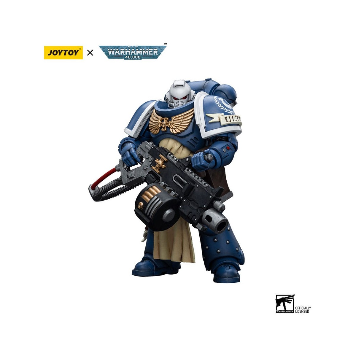 JoyToy - Marines Espaciales - Ultramarines - Sternguard Veterano con Bólter Pesado 1/18 - Warhammer 40K
