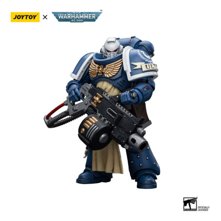 JoyToy - Marines Espaciales - Ultramarines - Sternguard Veterano con Bólter Pesado 1/18 - Warhammer 40K