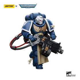 JoyToy - Marines Espaciales - Ultramarines - Sternguard Veterano con Bólter Pesado 1/18 - Warhammer 40K