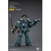 JoyToy Marines Espaciales - Hijos de Horus - MKIV Sargento de Escuadra Táctica con Espada de Poder 1/18 - Warhammer 40K