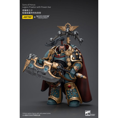 JoyToy Space marines - Sons of Horus - Legion Praetor with Power Axe 1/18 - La Herejía de Horus