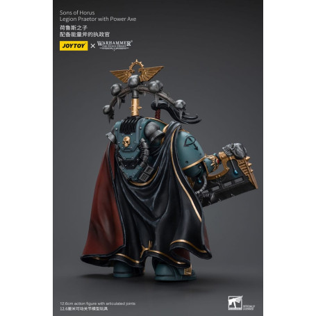 JoyToy Space marines - Sons of Horus - Legion Praetor with Power Axe 1/18 - La Herejía de Horus