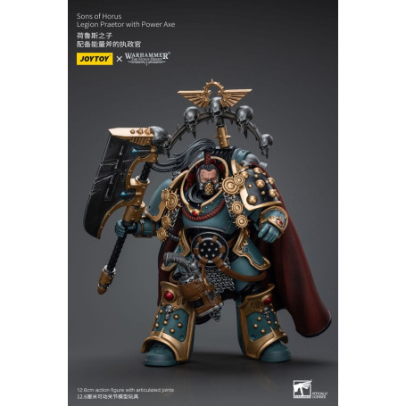 JoyToy Space marines - Sons of Horus - Legion Praetor with Power Axe 1/18 - La Herejía de Horus