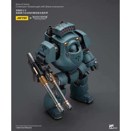 JoyToy Space marines - Sons of Horus - Contemptor Dreadnought with Gravis Autocannon 1/18 - La Herejía de Horus