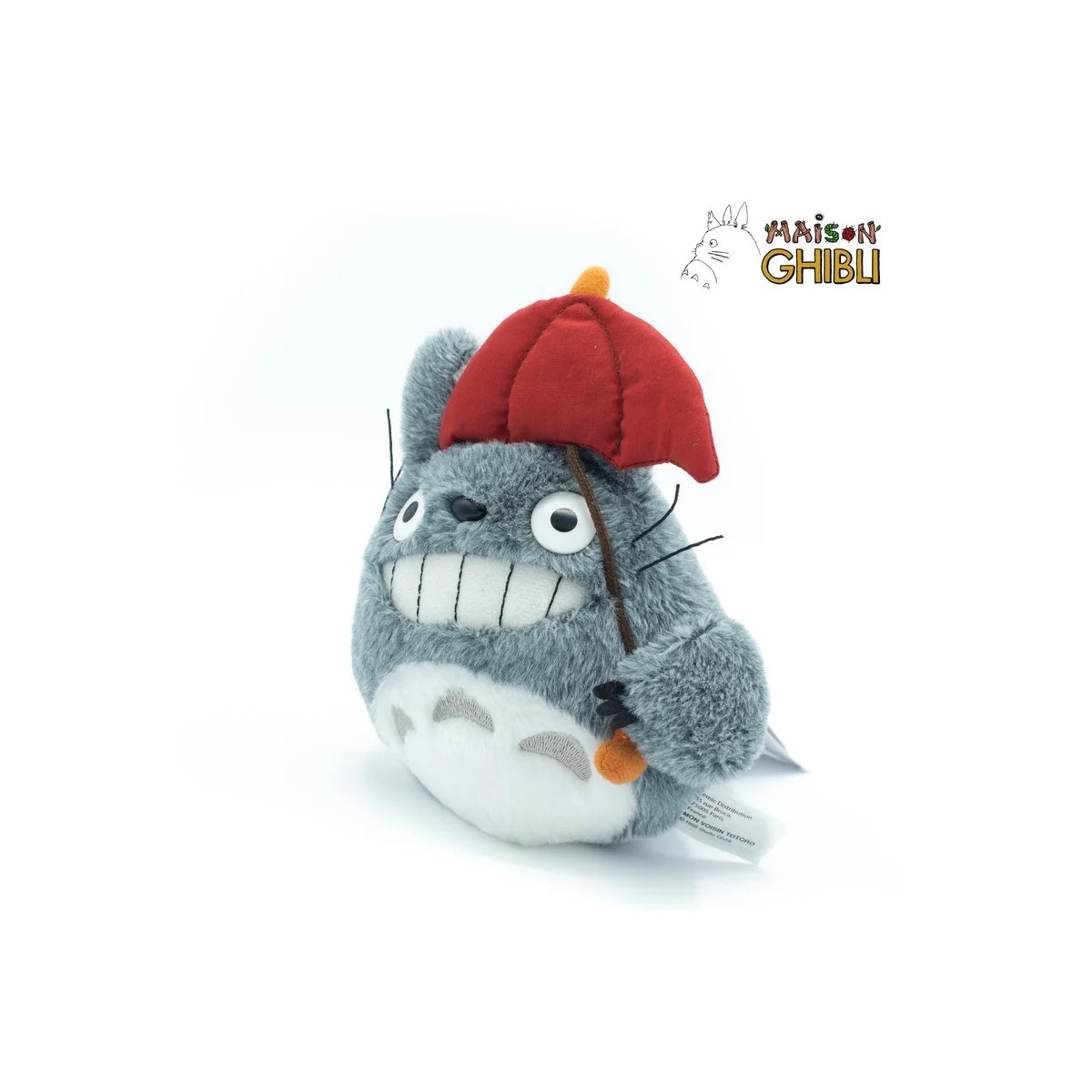 Casa Ghibli Peluche Totoro con Paraguas Rojo - Mi Vecino Totoro