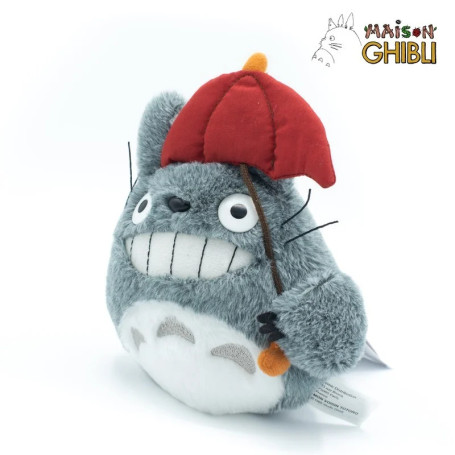 Casa Ghibli Peluche Totoro con Paraguas Rojo - Mi Vecino Totoro