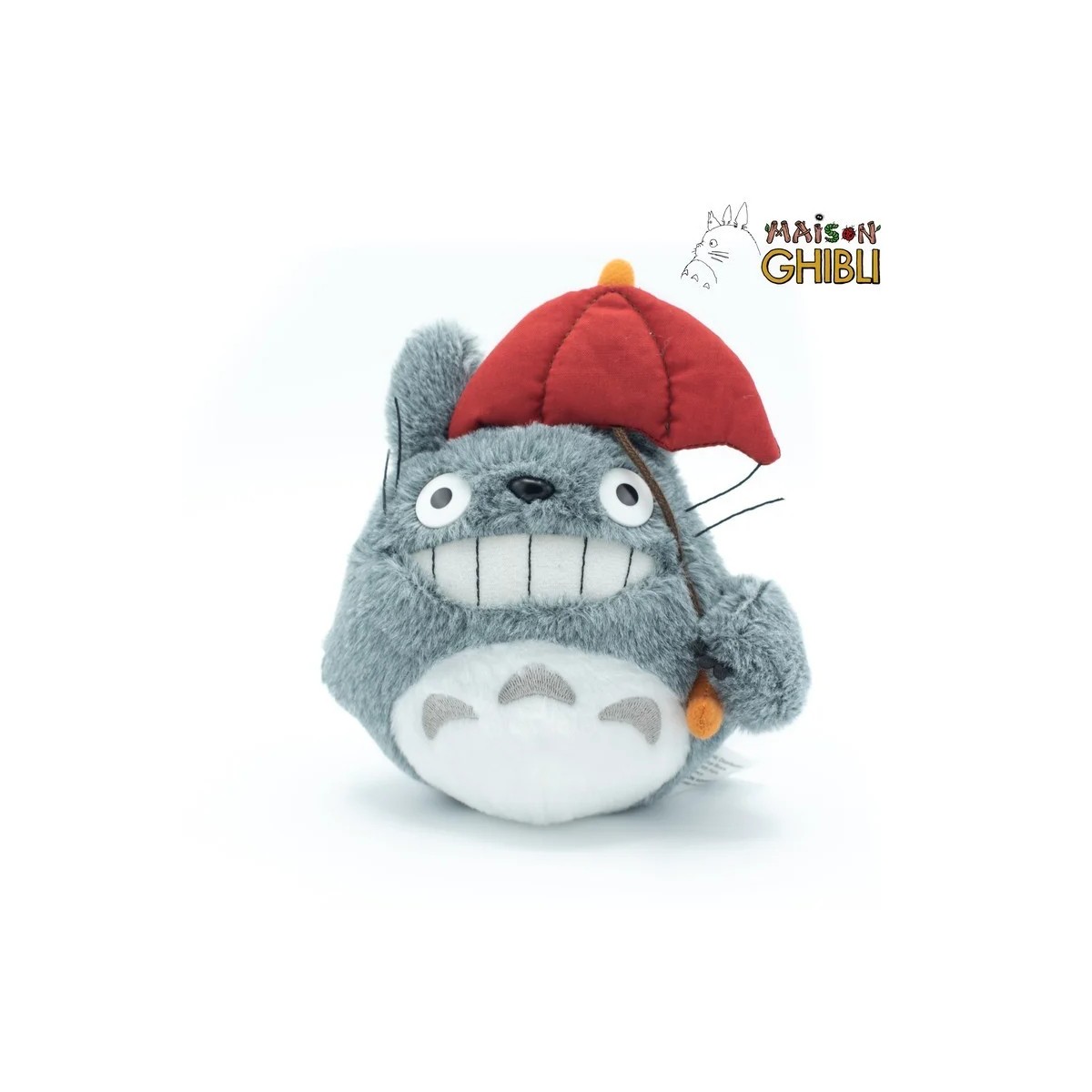 Casa Ghibli Peluche Totoro con Paraguas Rojo - Mi Vecino Totoro