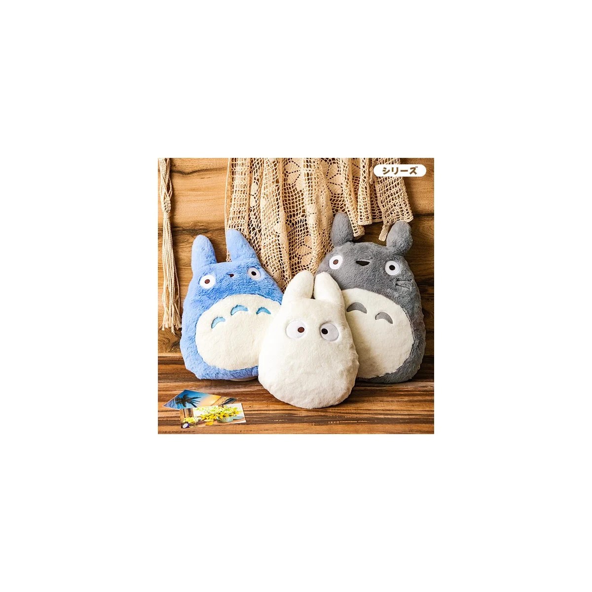 Maison Ghibli Nakayoshi Cojín Totoro Azul - Mi vecino Totoro