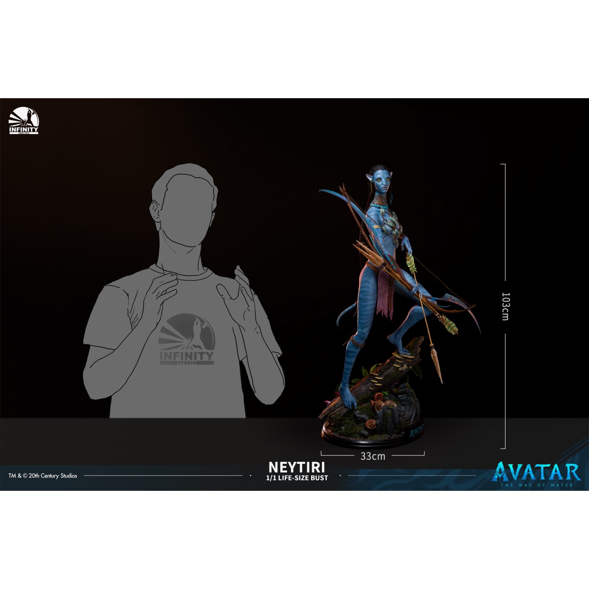 Infinity Studio - Avatar:The Way of Water - Neytiri 1/3  Statue