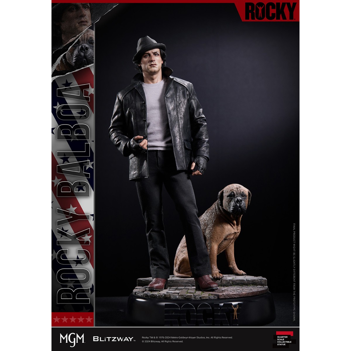Blitzway Estatua 1/4 Híbrido Rocky - Sylvester Stallone
