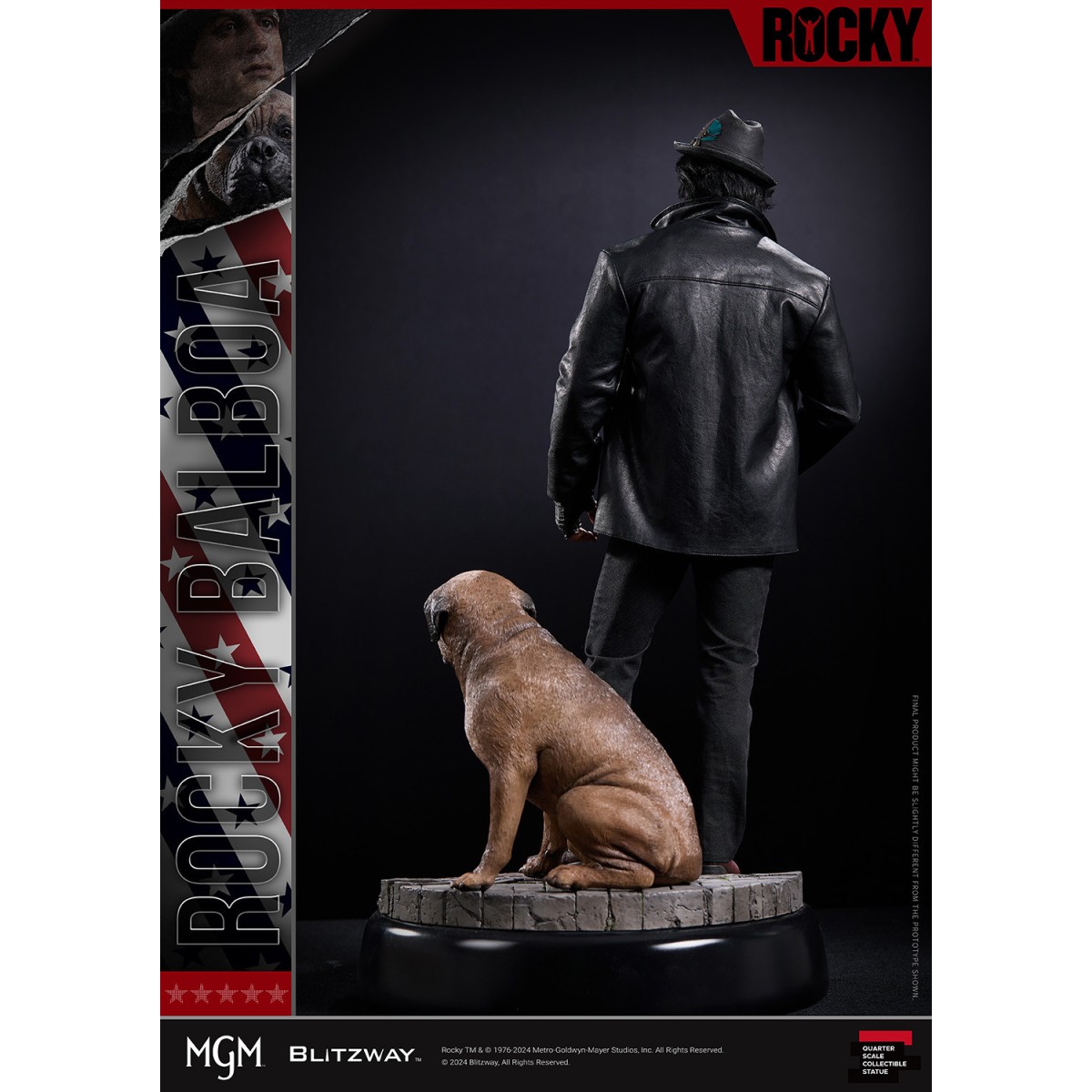Blitzway Estatua 1/4 Híbrido Rocky - Sylvester Stallone