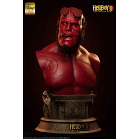 Toynami Criatura de Élite - HELLBOY BUST 1:1 - Hellboy II
