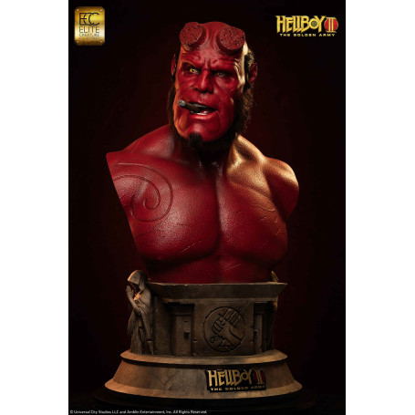 Toynami Criatura de Élite - HELLBOY BUST 1:1 - Hellboy II