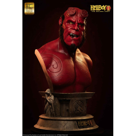 Toynami Criatura de Élite - HELLBOY BUST 1:1 - Hellboy II