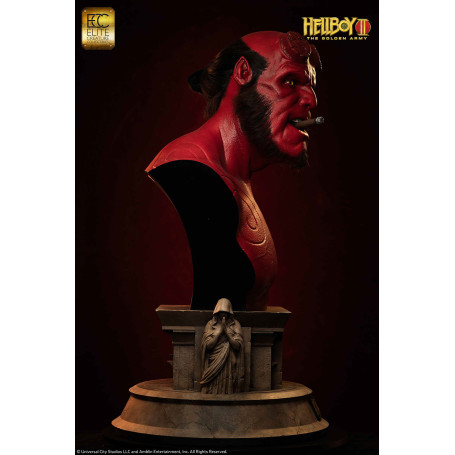 Toynami Criatura de Élite - HELLBOY BUST 1:1 - Hellboy II