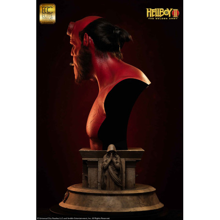 Toynami Criatura de Élite - HELLBOY BUST 1:1 - Hellboy II