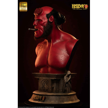 Toynami Criatura de Élite - HELLBOY BUST 1:1 - Hellboy II