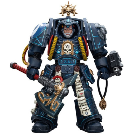 JoyToy - Marines Espaciales - Ultramarines - Bibliotecario con Armadura Terminator 1/18 - Warhammer 40K
