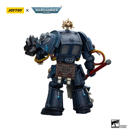 JoyToy - Marines Espaciales - Ultramarines - Bibliotecario con Armadura Terminator 1/18 - Warhammer 40K