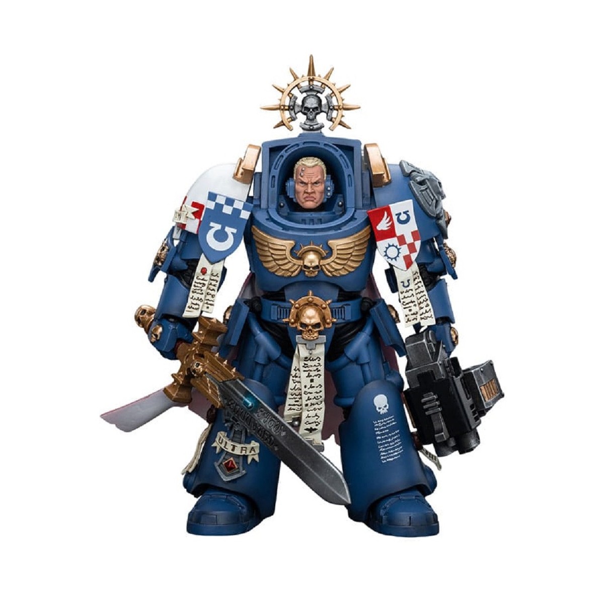 JoyToy - Marines Espaciales - Ultramarines - Capitán Terminator Severus Agemman 1/18 - Warhammer 40K