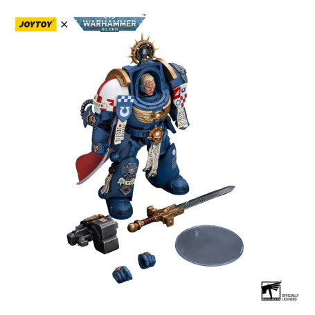 JoyToy - Marines Espaciales - Ultramarines - Capitán Terminator Severus Agemman 1/18 - Warhammer 40K