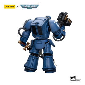 JoyToy - Ultramarines - Sargento de Escuadra Terminator con Espada de Poder y Teleportador Homer 1/18 - WH40K