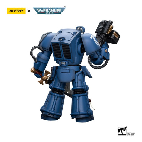 JoyToy - Ultramarines - Sargento de Escuadra Terminator con Espada de Poder y Teleportador Homer 1/18 - WH40K