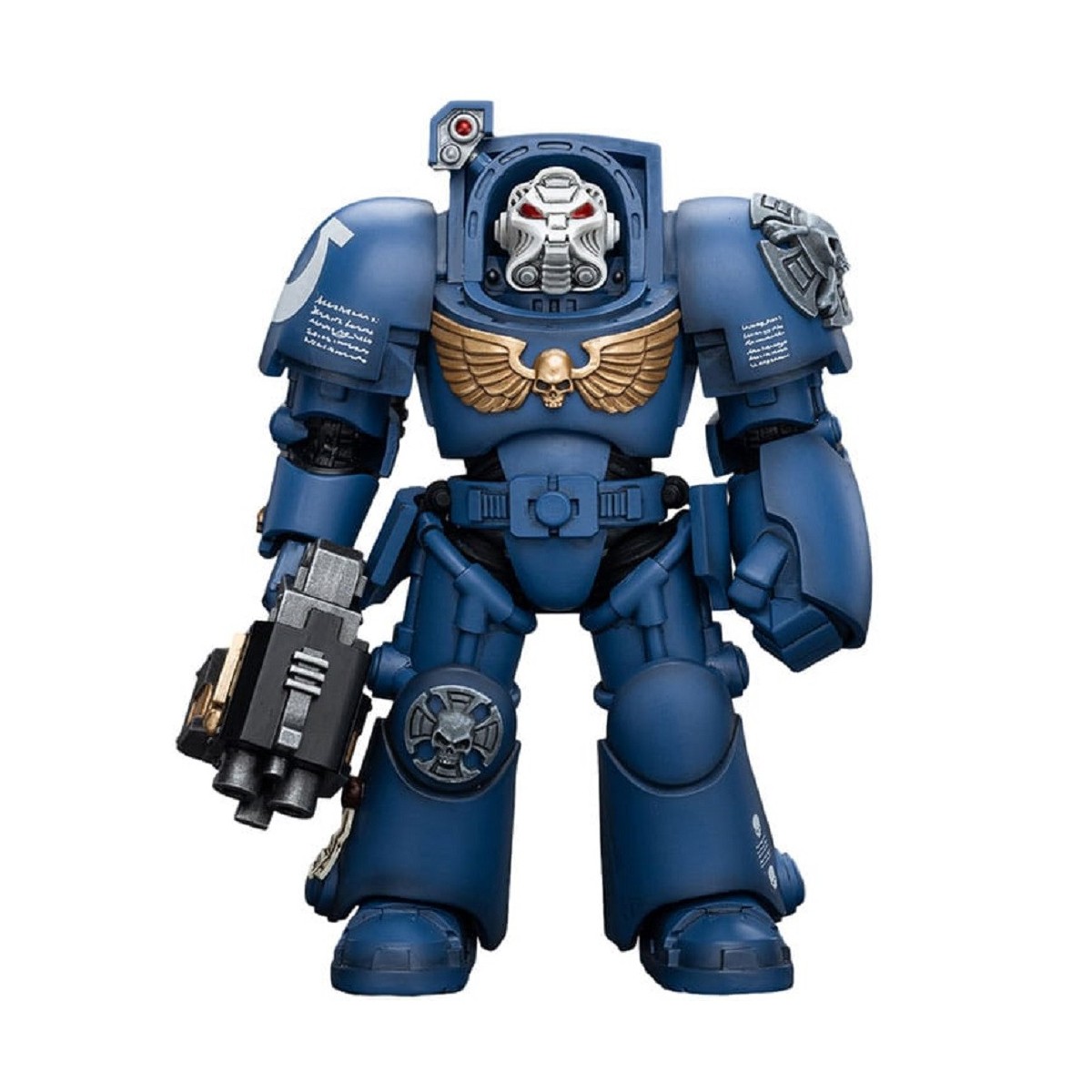 JoyToy Marines Espaciales - Ultramarines - Escuadra Terminator Terminator con Storm Bolter 1/18 - Warhammer 40K