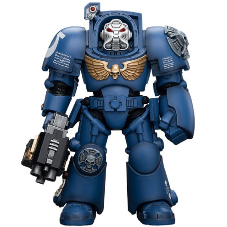 JoyToy Marines Espaciales - Ultramarines - Escuadra Terminator Terminator con Storm Bolter 1/18 - Warhammer 40K
