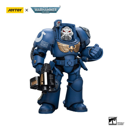 JoyToy Marines Espaciales - Ultramarines - Escuadra Terminator Terminator con Storm Bolter 1/18 - Warhammer 40K
