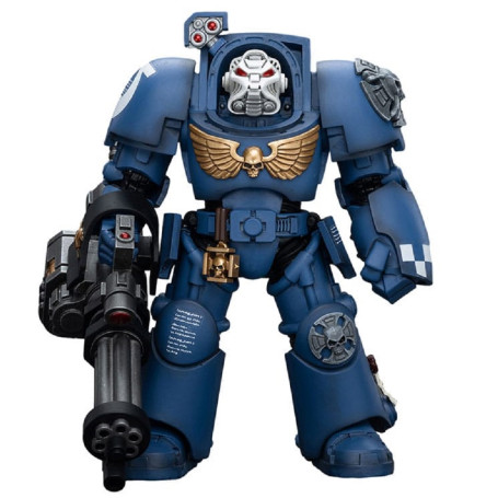 JoyToy Marines Espaciales - Ultramarines - Escuadra Terminator Terminator con Storm Bolter 1/18 - Warhammer 40K