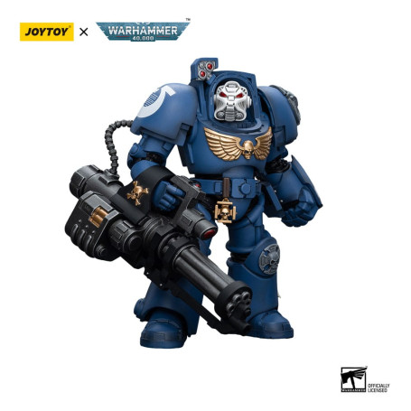 JoyToy Marines Espaciales - Ultramarines - Escuadra Terminator Terminator con Storm Bolter 1/18 - Warhammer 40K