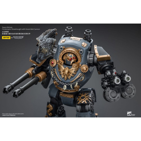 JoyToy Space marines - Space Wolves - Contemptor Dreadnought con Gravis Bolt Cannon 1/18 - La Herejía de Horus