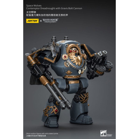 JoyToy Space marines - Space Wolves - Contemptor Dreadnought con Gravis Bolt Cannon 1/18 - La Herejía de Horus