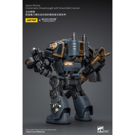 JoyToy Space marines - Space Wolves - Contemptor Dreadnought con Gravis Bolt Cannon 1/18 - La Herejía de Horus