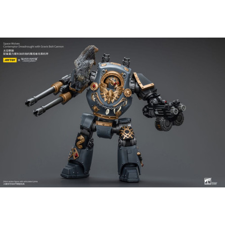 JoyToy Space marines - Space Wolves - Contemptor Dreadnought con Gravis Bolt Cannon 1/18 - La Herejía de Horus
