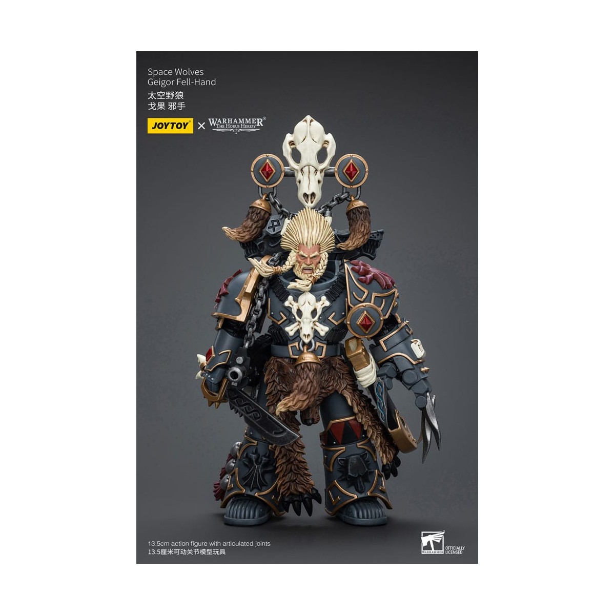 JoyToy Space Marines - Space Wolves - Geigor Fell-Hand - 1/18 - La Herejía de Horus