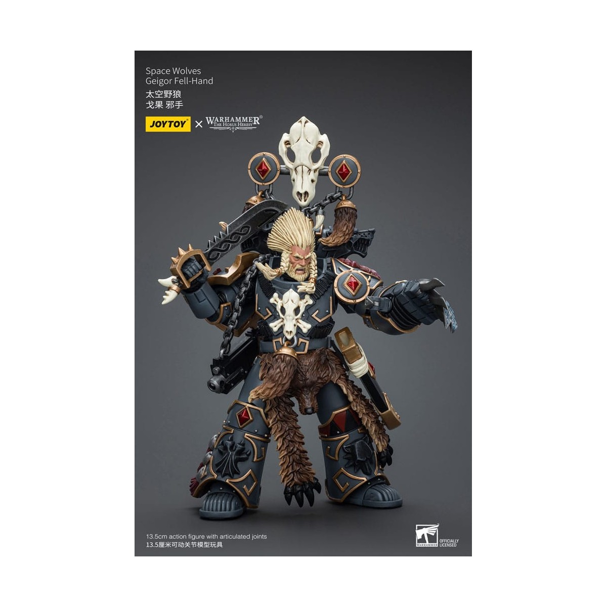 JoyToy Space Marines - Space Wolves - Geigor Fell-Hand - 1/18 - La Herejía de Horus