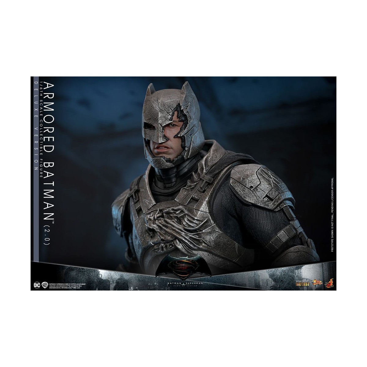 Hot Toys - DC Comics - Batman Blindado 2.0 DX - Batman v Superman - MMS 1/6