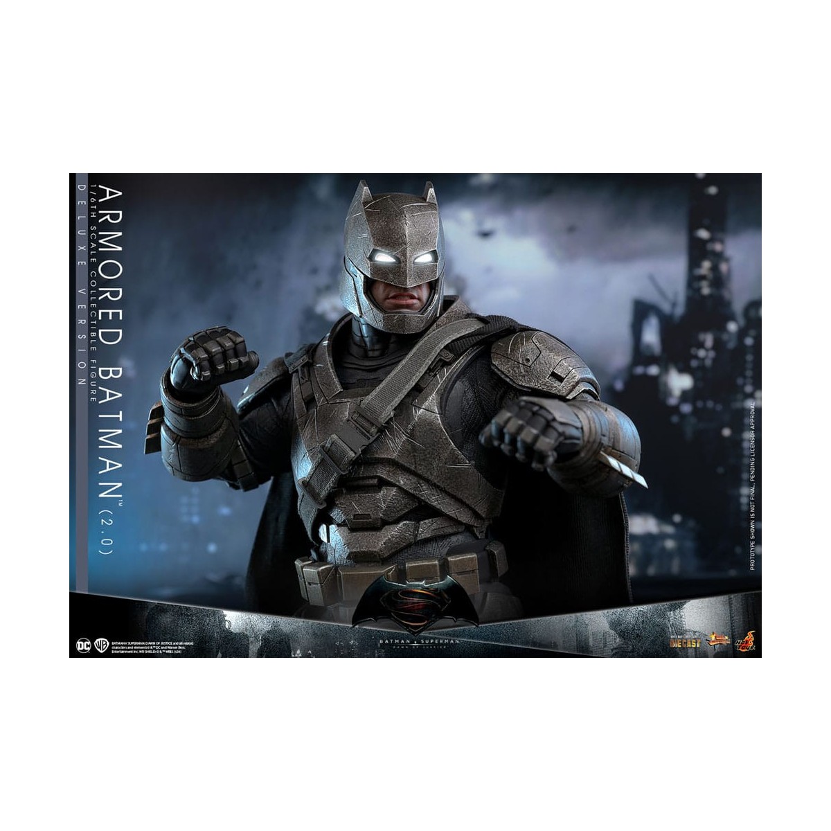 Hot Toys - DC Comics - Batman Blindado 2.0 DX - Batman v Superman - MMS 1/6